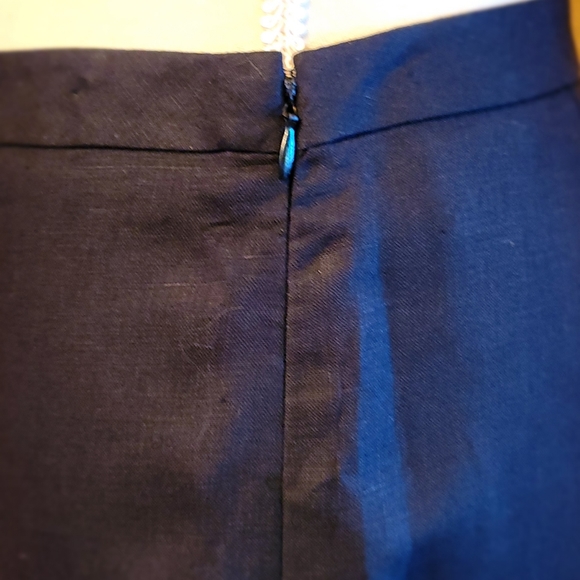 Ann Taylor LOFT - Skirt Embroidered Linen Size 12 - Picture 8 of 15